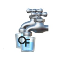 Open Faucet logo - Similar company to Inbloom Eats + Juice