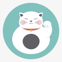Maneki Neko logo - Similar company to Buzzery