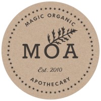 MOA (Magic Organic Apothecary) logo - Similar company to Business Without Bullshit