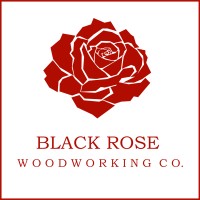Black Rose Woodworking Company logo - Similar company to Twt - Wood Working Tools
