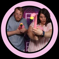 Neon Flamingo Photo Booth logo - Similar company to Alaska Photobooth Company