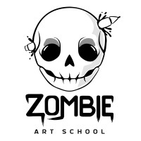 Zombie Art School logo - Similar company to Black Squirrels Studio