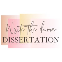 Write the Damn Dissertation logo - Similar company to Dissertation Genius