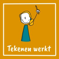 Tekenen werkt logo - Similar company to Schetsfabriek