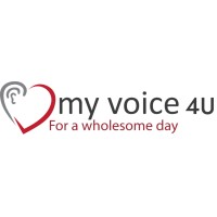 My voice4U logo - Similar company to Fisha