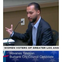 Hovanes Tonoyan for Burbank City Council 2024 logo - Similar company to G&B Photography