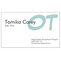 Tamika Carey Occupational Therapist logo - Similar company to The Workplace Therapist (Relational Consulting Services Pty Ltd)