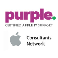 Purple | Certified Apple IT Support logo - Similar company to Stonexchange, Inc.