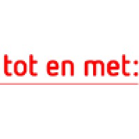 tot en met :