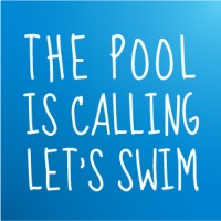 THE POOL IS CALLING – let’s swim logo - Similar company to Pantry