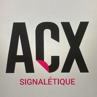 ACX Signalétique logo - Similar company to Agdoc Impression & Conception Graphique