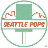 Seattle Pops logo - Similar company to Popsi - 100 % Natural Fruit Popsicles