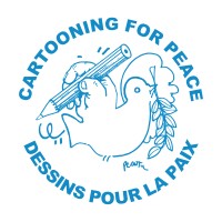 Cartooning For Peace logo - Similar company to Gorbesag Podcast|پادکست گربه سگ