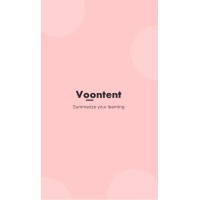 Voontent- Summarize your learning logo - Similar company to Summarize.Tools