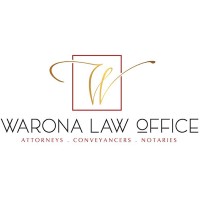 Warona Law Office logo - Similar company to Sebego Attorneys