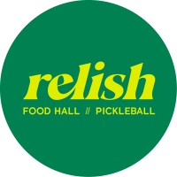 Relish - Food Hall // Pickleball logo - Similar company to Parma Trattoria & Mozzarella Bar