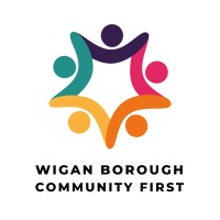 Wigan Borough Community First logo - Similar company to The Hook Design 🖍