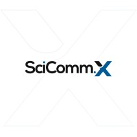 SciComm X logo - Similar company to Science Journalism Forum