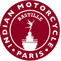 Indian Motorcycle Paris-Bastille logo - Similar company to Indian Motorcycle 77