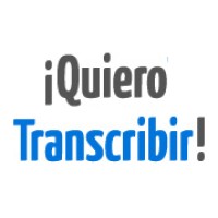 I want to transcribe! (¡Quiero transcribir!) logo - Similar company to El Transcriptor