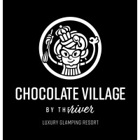 Chocolate village by the river