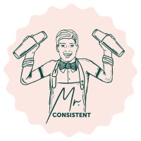 Mr. Consistent logo - Similar company to Hardfizz