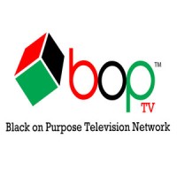 Black on Purpose Television Network logo - Similar company to Bop Tv