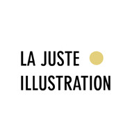 La Juste illustration logo - Similar company to Germaines Studio