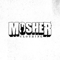 Mosher Clothing logo - Similar company to @Thrashmemetal