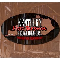 Ky Hot Brown Pedalboards logo - Similar company to Designer Cabinets
