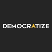 Democratize logo - Similar company to Bg Studios Tecnologia