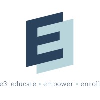 e3 Educate, Empower, Enroll logo - Similar company to Enrollment Solutions