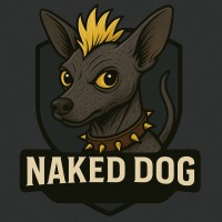 Naked Dog logo - Similar company to Taller Game Jam