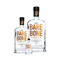 BARE BONE VODKA logo - Similar company to Wl Distillery