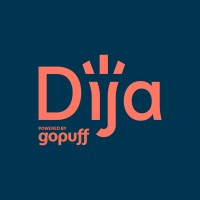 Dija (now Gopuff) logo - Similar company to Gopuff