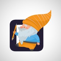 Gnome Book Writing logo - Similar company to U.S. Ghostwriting