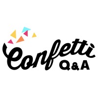 Confetti Q&A logo - Similar company to Good Luck Design