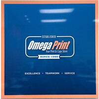 Omega Print Company logo - Similar company to Leviathan Design