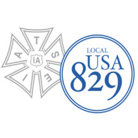 United Scenic Artists, Local USA 829, IATSE logo - Similar company to Diamond Design Studio