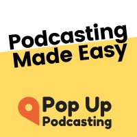 Pop Up Podcasting logo - Similar company to Hangar47