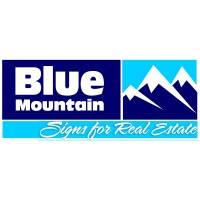 Blue Mountain Signs logo - Similar company to Big Honkin' Ideas