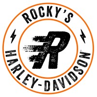 Rocky's Harley-Davidson logo - Similar company to Rommel Harley-Davidson
