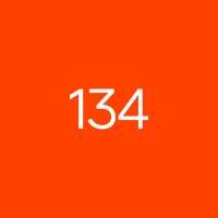 134 Creative Agency logo - Similar company to Flow Ninja - Webflow Enterprise Partner