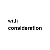 With Consideration logo - Similar company to Mode Mischief Studios