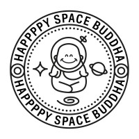 Happy Space Buddha logo - Similar company to Alexander Maria Faßbender® Spirit Of Businesslife / Space Coach/ Astronauttrainer/Crypto - Nft
