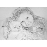 Portrait Drawing logo - Similar company to Drawings By Me