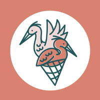 Birdie's Gelato logo - Similar company to Roll Ice Cream