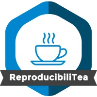 ReproducibiliTea logo - Similar company to German Reproducibility Network