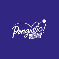 Pongistic logo - Similar company to Alliance Nîmes-Montpellier Tennis De Table