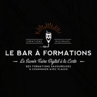 Le Bar à Formations logo - Similar company to Daelyo | Tutos & Formations Photoshop Illustrator Indesign.